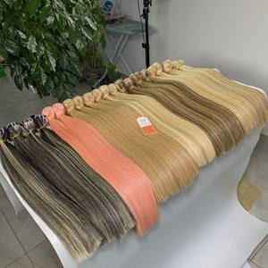 Extensiones de Cabello Humano al por Mayor, Cabello Virgen con Cutícula Alineada, Color con Mechas, Doble Trama, Paquetes de Cabello Natural 100% Vietnamita - Product Image 4