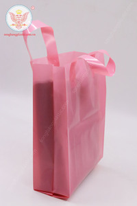 Chất lượng cao có thể tái chế Poly nhựa mềm vòng lặp xử lý túi thân thiện với môi trường-cho siêu thị sản xuất túi nhựa - Product Image 6