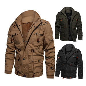 Veste de moto tendance pour homme 2025, coton de haute qualité, décontractée, épaisse, chaude, avec plusieurs poches, capuche, taille personnalisée pour l'hiver - Product Image 5