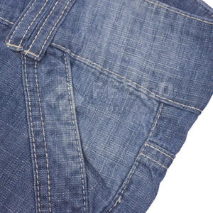 Shorts d'entraînement décontractés pour hommes personnalisés de haute qualité 100% coton avec taille élastique motif solide taux de gros hommes Jeans Shorts - Product Image 5