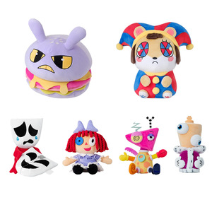 2025 New Amazing Digital Circus Jax Burger <b>Plush</b> <b>Toys</b> Super Soft Anime <b>Figure</b> Characters Stuffed Animals for Kids for Birthday - Product Image 1