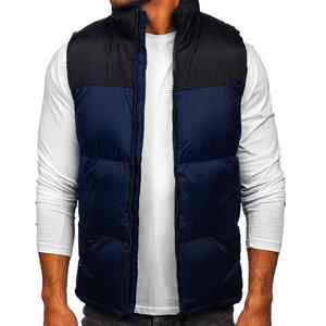 Chaleco acolchado personalizado para hombre, sin mangas, aislante, cálido, funcional, duradero, cómodo, moderno, para clima frío - Product Image 1