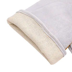 ถุงมือเชื่อม TIG แบบขายส่ง แขนยาวและข้อมือปรับได้ ปลอดภัยและทนทาน ถุงมือเชื่อม TIG คุณภาพพรีเมียม หนังแพะและหนังวัว - Product Image 6