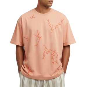 T-shirt simple à manches courtes, longueur standard, couleur personnalisée, design respirant, séchage rapide, vêtement d'été tendance, léger, polyester/coton - Product Image 1