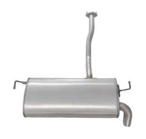 Precio al por mayor de fábrica, accesorios de sistema de escape automático de alto rendimiento, silenciador de escape de acero inoxidable 409 para Hyundai Tuscon - Product Image 1