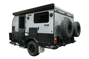 Acheter hors route van mini camper camping-car larme voyage remorque avec salle de bain camping caravane à vendre bas prix - Product Image 4