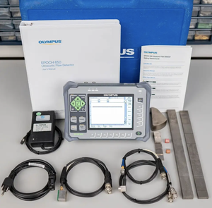 DE Panametrics Epoch 650 Ultrasonic <b>Flaw</b> <b>Detector</b> With Transducers Epoch650 - Product Image 2