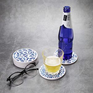 Best-Selling Round Stone <b>Coasters</b> High-Quality Marble <b>Drink</b> Mats Premium Natural Stone Popular Round Stone <b>Coasters</b> From India - Product Image 5
