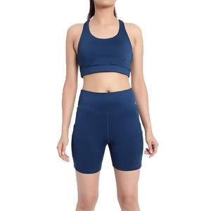 Ensemble de sport pour femmes le plus vendu, soutien-gorge de sport + short de yoga taille haute, ensemble de vêtements de sport de fitness - Product Image 1