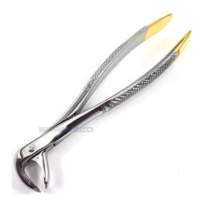 Fórceps de extracción No.74A Molares de la mandíbula de la raíz del diente Alicates de extracción oral dental Instrumentos quirúrgicos dentales Acero inoxidable CE - Product Image 1