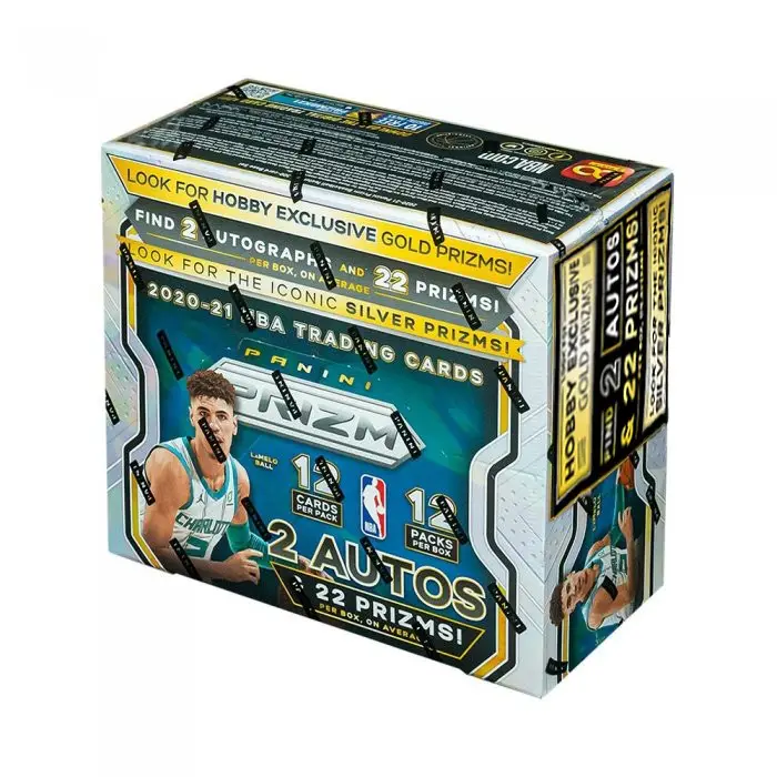 ベストセラー2020-21パニーニプリズムバスケットボールホビーボックス144枚のカード卸売顧客向け保証付き