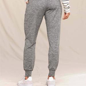 Offres Spéciales Logo personnalisé femmes hiver course Joggers soutien-gorge ensemble confort doux séchage rapide léger ample plat avant Style mi - Product Image 3