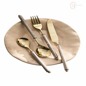 Ensemble de couverts en acier inoxydable moderne, écologique et décoratif pour une mise en place de table élégante |   Couverts de table haut de gamme pour les fêtes régulières - Product Image 2