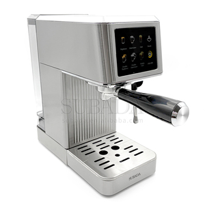 Cafetera de Acero Inoxidable para Uso Doméstico, Cafetera <span class=keywords><strong>Espresso</strong></span> Profesional de <span class=keywords><strong>20</strong></span> Bares con Espumador de Leche - Product Image 3