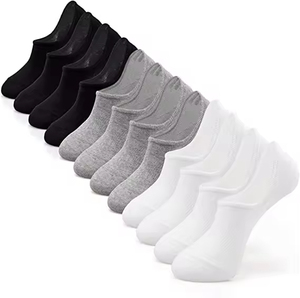 Vente en gros de chaussettes d'hiver coupe-vent confortables, top tendance, chaussettes athlétiques anti-rides avec logo/couleur sur mesure, invisibles - Product Image 4