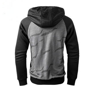 Vintage Printed Camouflage Hoodie for <b>Men</b> | Custom Long Streetwear for Hunting | <b>Camo</b> Zip-Up Hoody with Logo Pattern for Winter - Product Image 2