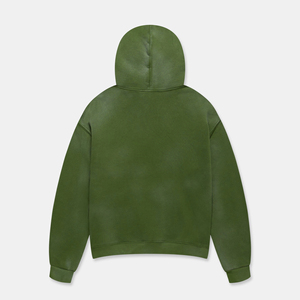 Sudadera con capucha Sunfaded de algodón 100% de alta calidad para hombre, diseño clásico de peso pesado, ajuste cómodo e Ideal para uso diario - Product Image 2
