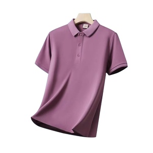 เสื้อโปโลผู้ชายสั่งทำขายส่ง OEM ODM แขนสั้น ผ้าฝ้าย ระบายอากาศดี เหมาะสำหรับฤดูร้อน แบบทางการ สีพื้น ผ้าเจอร์ซีย์ สำหรับเล่นกอล์ฟ สีตามสั่ง - Product Image 1