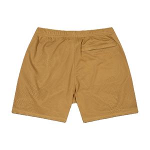 Pantalones cortos de entrenamiento de talla grande para hombre, pantalones cortos de gimnasio con logotipo personalizado de la mejor calidad con patrón sólido de malla de tela tejida transpirable al por mayor - Product Image 2