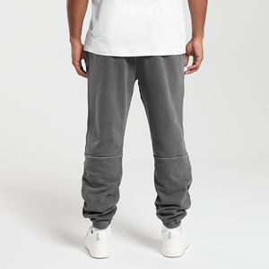 Streetwears Pantalon de jogging de haute qualité pour homme en polyester surdimensionné et molletonné sur mesure en vente - Product Image 4