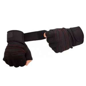 Nouveau design de gants d'haltérophilie en cuir demi-doigt avec logo personnalisé équipement d'entraînement de fitness pour hommes et femmes - Product Image 4
