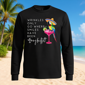 Maglietta a maniche lunghe Parrot Wrinkles Go Where Smiles Have Been - Prodotto promozionale - Product Image 3