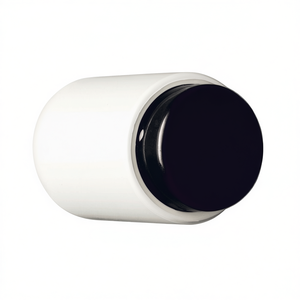 HEWI 611.60 Tampon de porte mural en plastique blanc pur à 99 %, longueur 60 mm, pour tapis et protections - Product Image 3