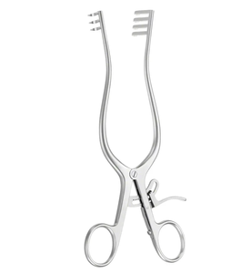 WEITLANER 200 mm 7,78 \ "Retractor de autoretención de potencia Manual 3X4 puntas Semi Sharp Metal no estéril Acero Adson - Product Image 4