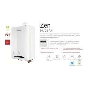 Caldera de Gas de Condensación Rinnai Zen de 29 kW con WiFi, Calentador de Gas Metano Eficiente - Product Image 2