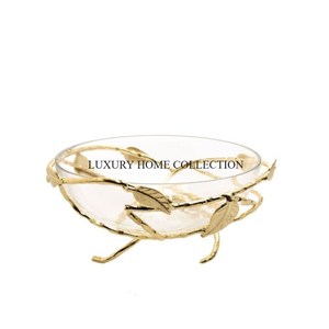 Premium Antique Finished Metal <b>Serving</b> <b>Bowls</b> with Bold Decorative Patterns and Distinctive Shapes for Upscale Dining Setups - Product Image 5