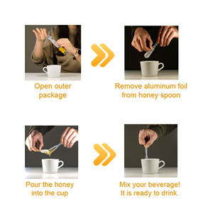 Cuchara de Miel Natural de Pino Puro Seel, 100% Miel, 100 Unidades, 0.48 kg, Grado Premium, Certificado ISO - Product Image 5