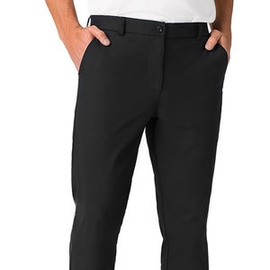 กางเกงผ้าแคนวาสของผู้ชายปรับแต่งสีพื้นสไตล์เยอรมันคุณภาพทำจากโรงงานกระดุมปิดบินสไตล์ลำลอง - Product Image 3