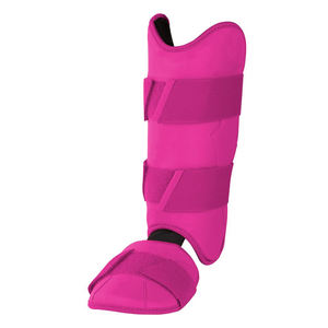 Protège-tibias en cuir pour le baseball et le softball, légers et professionnels, pour une protection optimale lors des lancer rapides et des compétitions. - Product Image 4