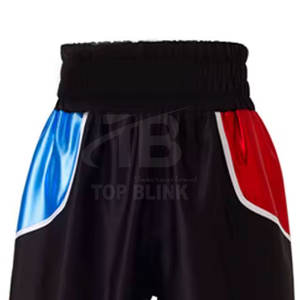 กางเกงขาสั้นชกมวยขาสั้นแบบปรับแต่งได้สำหรับศิลปะการต่อสู้กางเกงขาสั้นออกกำลังกายแบบมีความยาวระดับกลางเอว100% ทำจากโพลีเอสเตอร์ยืดหยุ่น - Product Image 3