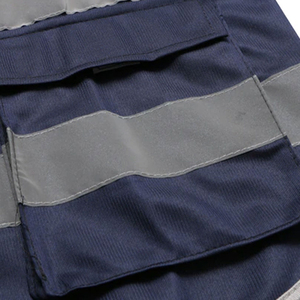 Chaleco Reflectante de Alta Visibilidad, Transpirable, de Poliéster, con Certificación CE, Colores Personalizados, Servicio OEM, Ropa de Trabajo de Seguridad - Product Image 4