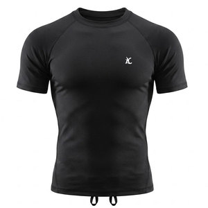 Camisetas de compresión para hombre de color sólido, ropa de verano, hechas en Pakistán. - Product Image 1