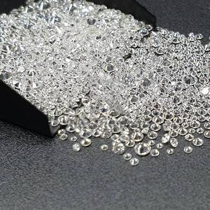Diamants naturels bruts polis brillants certifiés IGI, pureté SI, couleur G-H, taille 1,8-2,7 mm, 0,025-0,072 ct pour la joaillerie - Product Image 1