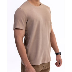 Camiseta con serigrafía personalizada Heavyweight 230gsm 100% algodón liso Dtg Print Heavyweight camiseta para hombre de gran tamaño de alta calidad - Product Image 6