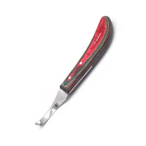 Couteau à sabots en acier inoxydable J2 de qualité supérieure, lame tranchante, bord lisse, coupe précise, manche antidérapant multicolore, réutilisable - Product Image 2