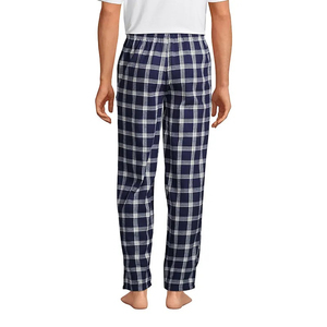 Pantalones de Franela de Primera Calidad para el Hogar y la Noche, con Corte Cómodo y Pierna Ancha, Elegantes Pantalones de Franela en Oferta Online - Product Image 3