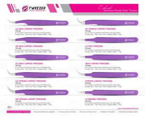 แหนบขนตาทำมือเป็นเครื่องมือเสริมความงามที่แม่นยำออกแบบมาสำหรับใช้ขนตาปลอมกรรไกรและกระจก - Product Image 6