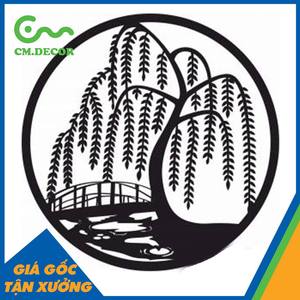 Peinture de paysage abstrait moderne TNT011, art mural de luxe, peinture à l'huile sur toile, impression numérique pour la décoration de la maison - Product Image 1