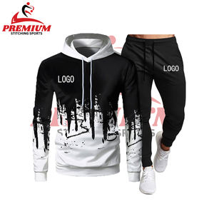 Chándales Hombres Chándal Sudadera con capucha Pantalones de chándal Conjuntos de Jogger Pantalones Venta al por mayor Chándal Unisex Trajes de chándal Conjunto de 2 piezas - Product Image 5