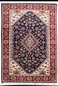 9x12 bleu Oushak tapis moderne noué à la main style turc coloré avec personnalisation de motif abstrait disponible - Product Image 5