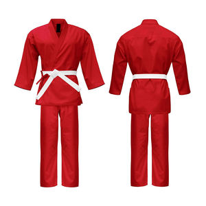 Uniformes de Karate de algodón y poliéster, ropa deportiva profesional a medida, superventas, conjuntos de ropa de artes marciales OEM de alta calidad - Product Image 5