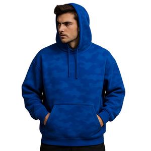 Patrón personalizado 100% algodón Camo cremallera sudaderas con capucha venta al por mayor ajuste suelto transpirable invierno bordado al aire libre caza aventura - Product Image 3