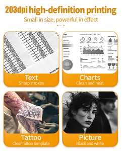 Mini impresora de bolsillo portátil para estudiantes Uso doméstico Teléfono de computadora inalámbrico para conexión Bluetooth en stock - Product Image 5