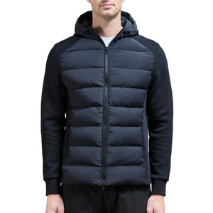 Customize High Quality Fashion Men's Winter Technical Puffer Jacket Stand Collar Front Logo Breathable <b>Polyester</b> <b>Filling</b> Letter - Product Image 6