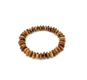 Pulsera de cuentas de madera para niñas, pulsera de color natural, moderna, gran oferta, creación de la India - Product Image 5