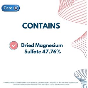แคร์+ 50 กรัม แมกนีเซียมซัลเฟต เพสต์ ผลิตภัณฑ์ดูแลผิว - Product Image 2